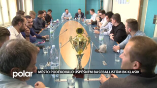 Baseballisté BK Klasik F-M vyhráli 1. ligu. Za skvělou reprezentaci jim osobně poděkovalo vedení města