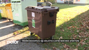 Třídění bioodpadu na sídlištích ve F-M není příliš efektivní. Je znehodnoceno jinými odpadky