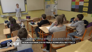 Noemi Kucharczyk w finale konkursu recytacji