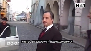 Nový Jičín si zopakoval příjezd Václava Havla