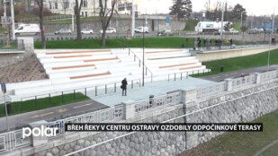 Břehy Ostravice ozdobily terasy. Okolí řeky v centru Ostravy je stále populárnější