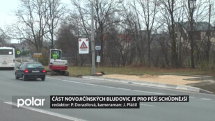 Část novojičínských Bludovic je pro pěší schůdnější. Oficiálně mohou na rozšířenou cyklostezku