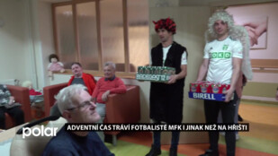 Adventní čas tráví fotbalisté MFK i jinak než na hřišti