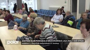 Klub Ponožka a Křížovkářská liga. V Bruntále vyhlásili dvě soutěže seniorů