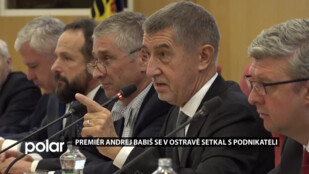 Premiér Babiš se v Ostravě setkal s podnikateli. Seznámil je s novinkami