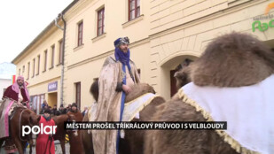 Velbloudi se procházeli Frýdkem-Místkem. Vedli Tříkrálový průvod