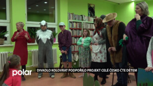 Čtenou pohádku v rámci projektu Celé Česko čte dětem hned zahrálo divadlo