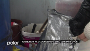 Kontejnery na oleje nebudou, stačí separační dvůr