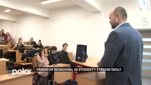 Studenti střední školy besedovali s primátorem Havířova