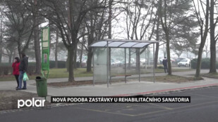 Čekárna zastávky u Rehabilitačního sanatoria v Karviné dostala moderní design