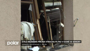 Dům se seniory poškozený explozí plynu už je opět obydlen. Policie ale zatím nemá potvrzenou příčinu výbuchu