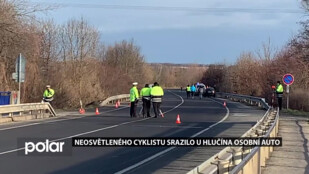 Tragická nehoda mezi Děhylovem a Hlučínem. Cyklista chtěl přejet silnici, smetlo ho auto