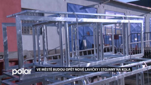 Ve F-M přibudou nové lavičky a stojany na kola. Technické služby je teď vyrábí