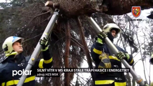 Sabine stále fouká, ale už slábne. Hasiči mají mnohem méně výjezdů