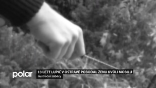 13letý lupič znovu zaútočil v Ostravě. Kvůli mobilu pobodal kuchyňským nožem ženu.