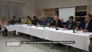 Obec chce na rekonstrukci školy získat dotaci ze státního rozpočtu