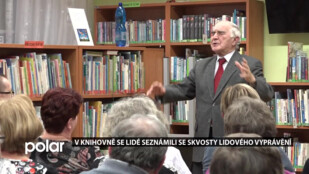 V knihovně se lidé seznámili se skvosty lidového vyprávění, přiblížil je Daniel Kadlubiec