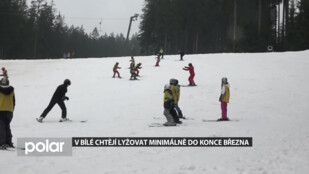 Přes zimu skoupou na sníh chtějí v beskydské Bílé lyžovat minimálně do konce března