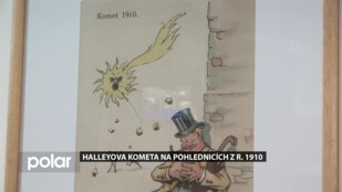 Příchod Halleyovy komety před 110 lety doprovázela radost i panika. Mnohé s nadsázkou zachytily dobové pohlednice