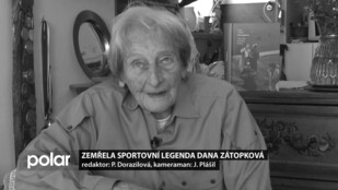 Zemřela sportovní legenda Dana Zátopková