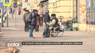 Ostrava-Poruba vyhledává bezdomovce. Má pro ně roušky