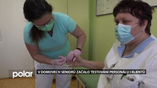 V domovech seniorů začalo rozsáhlé testování personálu i klientů pomocí rychlotestů