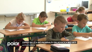 Zápisy do základní a mateřské školy v Palkovicích probíhají bez dětí