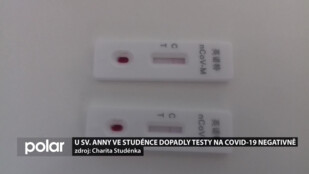 U Sv. Anny ve Studénce dopadly testy na COVID-19 negativně