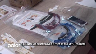 Bruntálská průmyslovka chystá 3D tisk štítů i pro děti