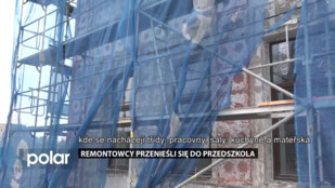 Remontowcy przenieśli się do przedszkola