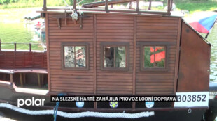 Lodě na vodě. Na Slezské Hartě zahájila provoz lodní doprava