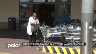 Senioři už si chtějí nakupovat sami. Havířov ruší krizovou linku