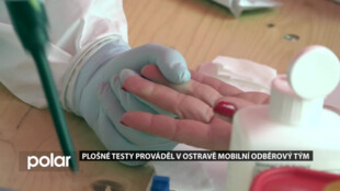 Plošné testy prováděl v Ostravě mobilní odběrový tým. Ve středu se stěhuje do Frenštátu pod Radhoštěm