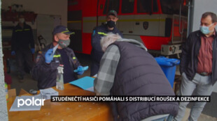 Studénečtí hasiči pomáhali s distribucí roušek a dezinfekce