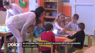 Nový Jičín otevírá školky a končí hlídání dětí záchranářů