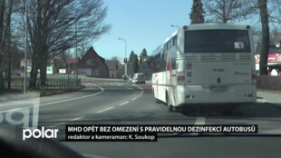 MHD v Bruntále je opět bez omezení a s pravidelnou dezinfekcí autobusů