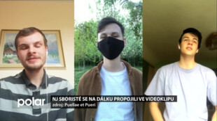 Novojičínští sboristé se na dálku propojili ve videoklipu