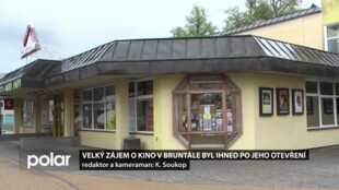 Lidé na kino nezanevřeli. Velký zájem v Bruntále byl hned po jeho otevření