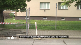 Opravy potrubí omezí novojičínskou Máchovu ulici do prosince