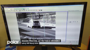 Radar v Revoluční přistihl už tři tisíce hříšníků, jejich počet zatím neklesá