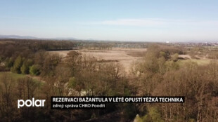 Rezervaci Bažantula u Studénky brzy opustí těžká technika