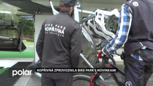 Kopřivná investovala do bikeparku. Nabízí nové skoky i zatáčky