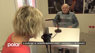 V Karviné stojí mobilní Setkávač, umožní seniorům vidět se se svými blízkými