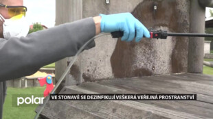 Ve Stonavě se pravidelně dezinfikují veškerá veřejná prostranství