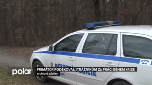 Primátor Havířova poděkoval strážníkům za práci v první linii