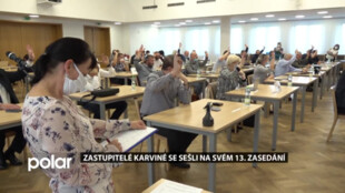 Zastupitelé Karviné se sešli na svém 13. zasedání, schvalovali dotace