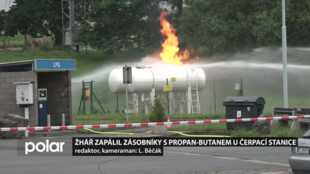 Žhář, který zapálil zásobníky s plynem a zkoušel podpálit i benzinku, byl pod vlivem drog