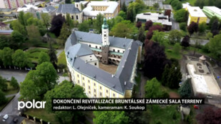 Sala Terrena bruntálského zámku je opět reprezentativní. Skončila její rozsáhlá revitalizace