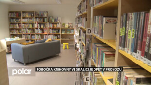 Pobočka knihovny ve Skalici je po požáru a opravě opět v provozu