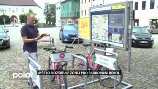 Na růžovém kole i do sousedních obcí. Frýdek-Místek rozšiřuje zónu pro parkování Rekol